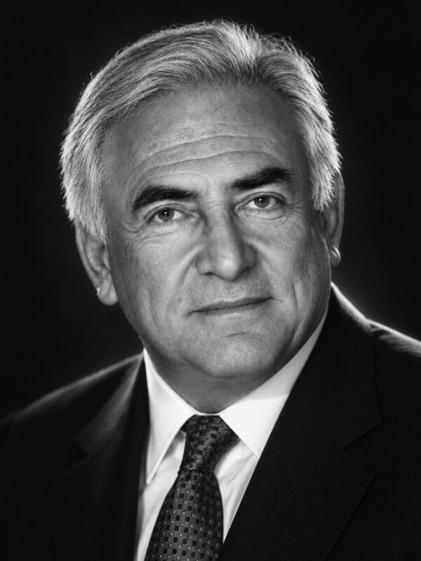 Illustration éditoriale représentant Dominique Strauss-Kahn