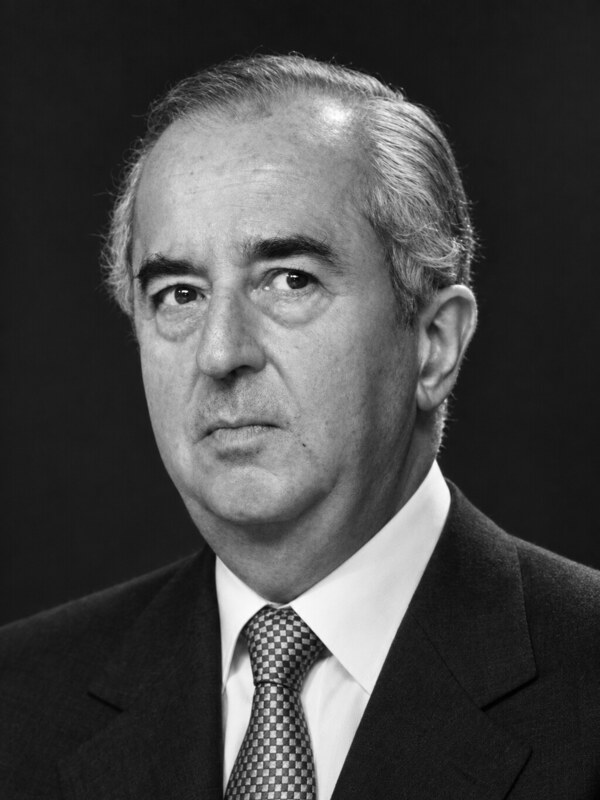 Illustration éditoriale représentant Édouard Balladur