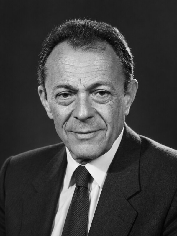 Illustration éditoriale représentant Michel Rocard