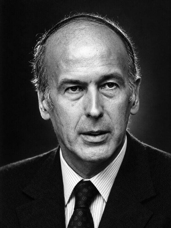 Illustration éditoriale représentant Valéry Giscard d’Estaing