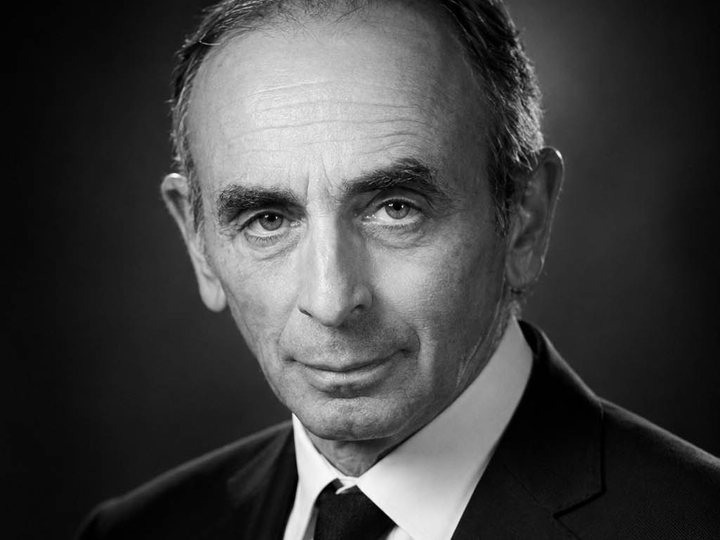 Illustration éditoriale représentant Éric Zemmour