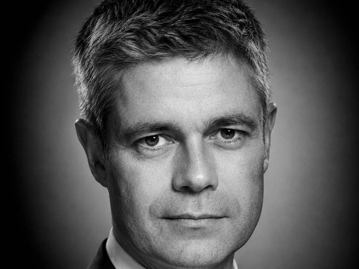 Illustration éditoriale représentant Laurent Wauquiez