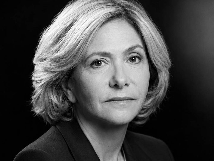 Illustration éditoriale représentant Valérie Pécresse