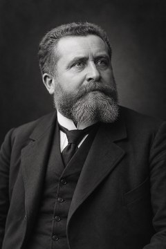 Illustration éditoriale représentant Jean Jaurès