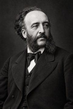 Illustration éditoriale représentant Jules Ferry