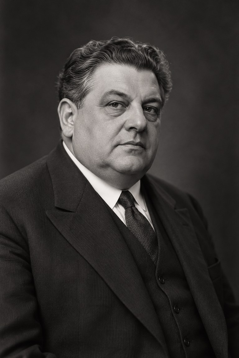 Illustration représentant Édouard Herriot