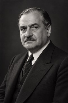 Illustration éditoriale représentant Édouard Daladier