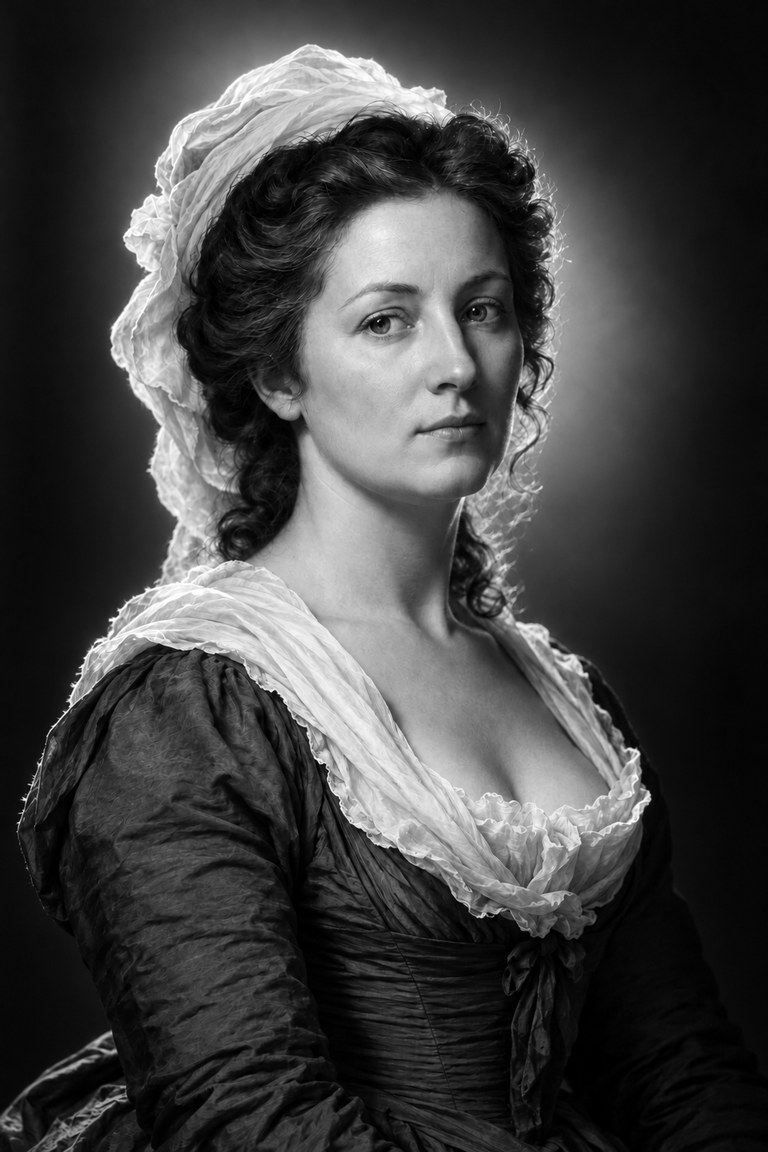 Illustration représentant Olympe de Gouges