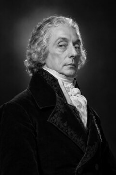 Illustration éditoriale représentant Charles-Maurice de Talleyrand