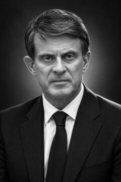 Illustration éditoriale représentant Manuel Valls